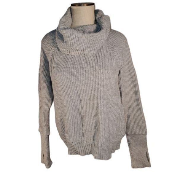 Sweater 41 Hawthorn Cowl Neck Cable Knit CREAM WOMEN'S WOMAN'S SIZE Medium - Picture 2 of 9